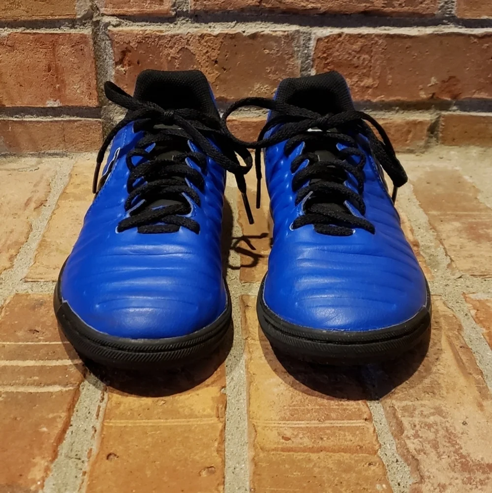 Nike Tiempo Blue Soccer Shoes